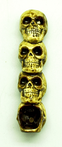 Wacky Bowlz Skulls Ceramic Pipe